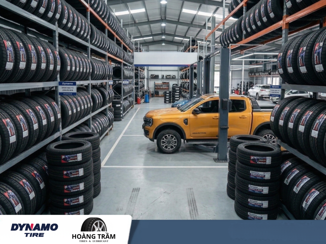 Quy trình bảo hành lốp xe bán tải Dynamo.