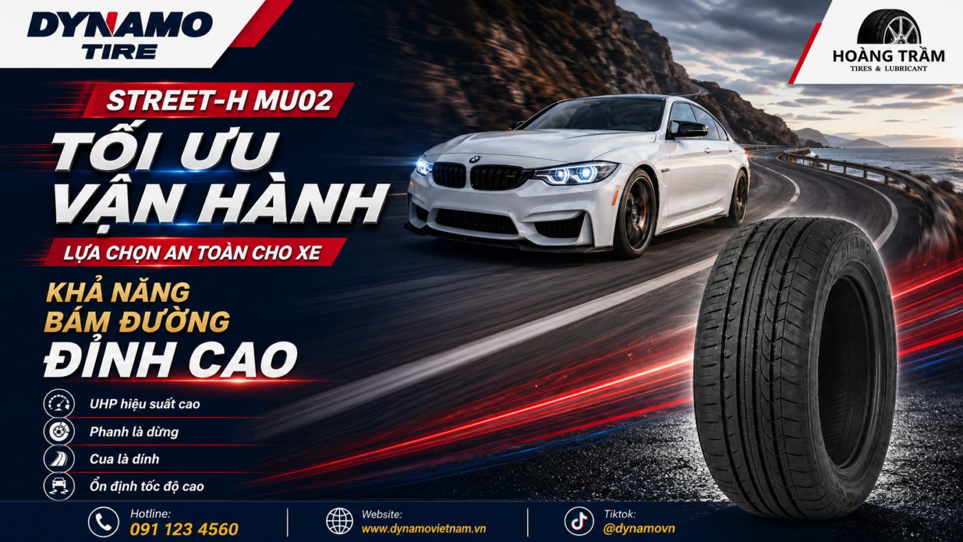 Lốp Dynamo STREET-H MU02 hiệu suất cao bám đường tuyệt vời