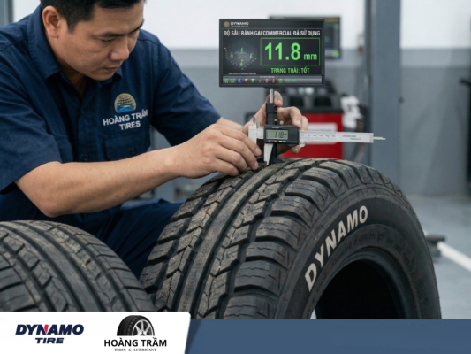 Đánh giá độ bền lốp Dynamo thực tế sau 50.000km vận hành
