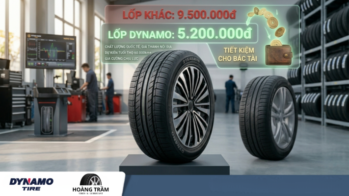 Cách Tiết kiệm chi phí với lốp Dynamo cho tài xế chạy dịch vụ chuyên nghiệp 