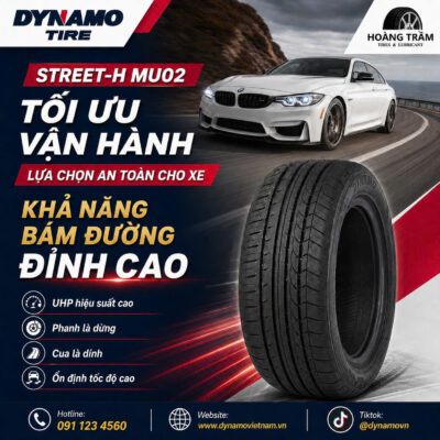 Lốp Dynamo STREET-H MU02 hiệu suất cao bám đường tuyệt vời