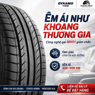 Lốp dynamo 235/60r17 cho xe sang như mercedes, sedona, sienna