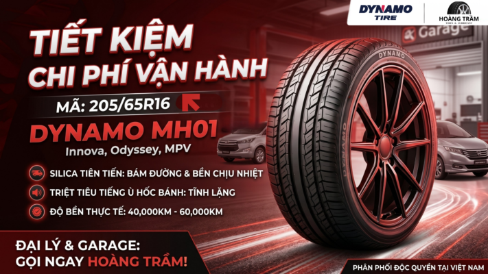 Giải pháp lốp 205/205r16 mh01 cho xe innova và xe MPV