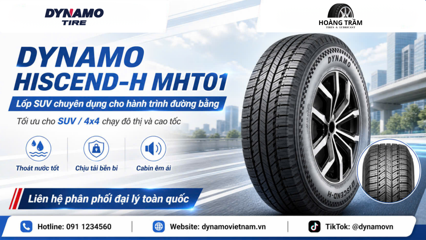 Thiết kế gai lốp Highway Terrain của Dynamo HISCEND-H MHT01