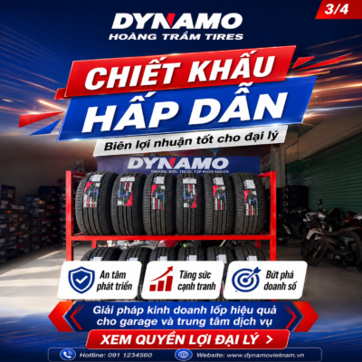 Chính sách hấp dẫn khi làm Đại lý lốp Dynamo